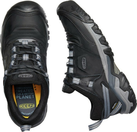 Herrenschuhe KEEN Ridge Flex WP Men schwarz/magnet