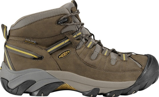 Herrenschuhe Keen Targhee II MID WP M schwarz oliv/gelb