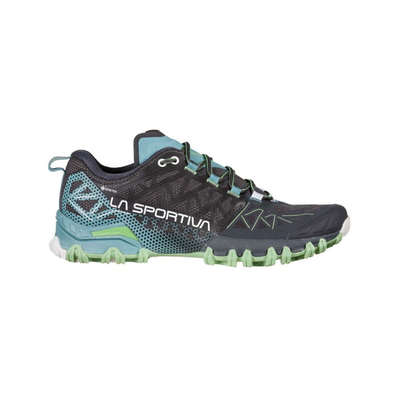 Laden Sie das Bild in Galerie -Viewer, Damenschuhe La Sportiva Bushido II Women GTX Carbon/Mist 3
