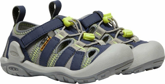 Kinderhalbschuhe Keen Knotch Creek Children stahlgrau/blaue Tiefen