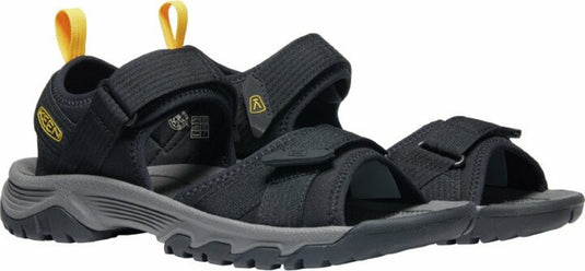 Herrensandalen Keen Targhee III Open Toe H2 Men schwarz/gelb