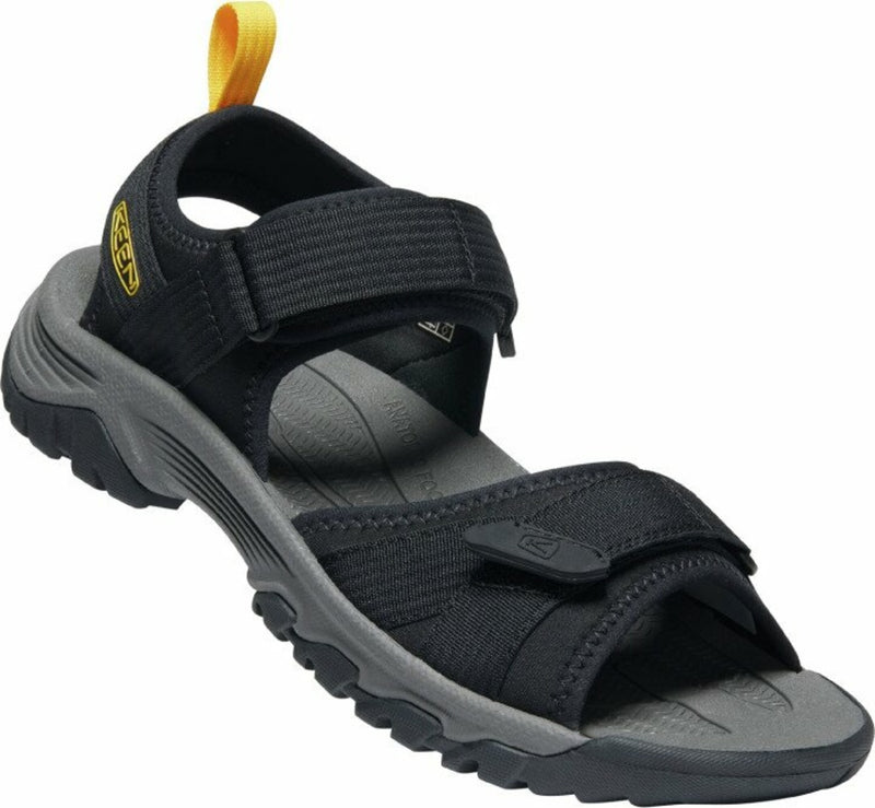 Laden Sie das Bild in Galerie -Viewer, Herrensandalen Keen Targhee III Open Toe H2 Men schwarz/gelb
