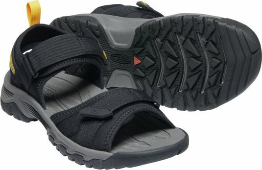 Herrensandalen Keen Targhee III Open Toe H2 Men schwarz/gelb