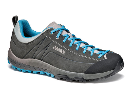 Damenhalbschuhe Asolo Space GV ML graphit/cyanblau/A873