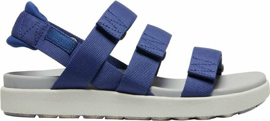 Damensandalen Keen Elle Strappy tiefes Blau/helles Kobalt