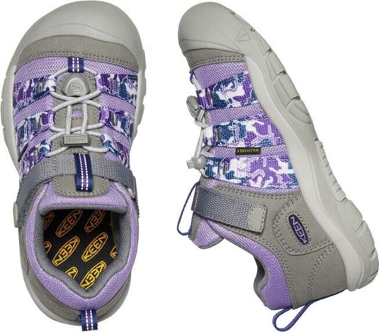 Kinderschuhe Keen Newport H2SHO Kinder chalk violet/drizzle