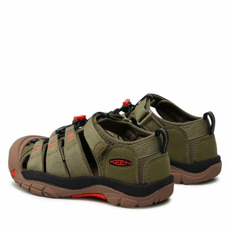 Laden Sie das Bild in Galerie -Viewer, Kindersandalen Keen Newport H2 Youth Olive drab/orange
