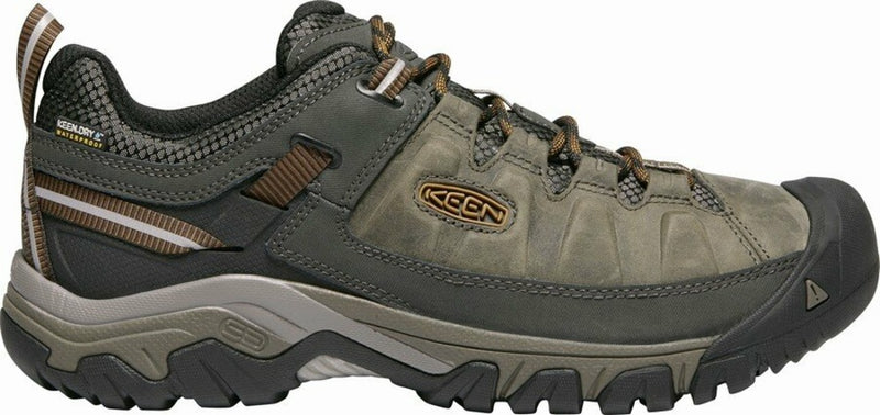 Laden Sie das Bild in Galerie -Viewer, Herren-Trekkingschuhe Keen Targhee III WP Men Schwarz oliv/goldbraun
