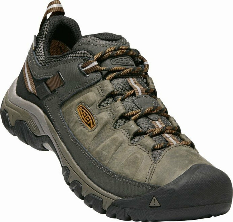 Laden Sie das Bild in Galerie -Viewer, Herren-Trekkingschuhe Keen Targhee III WP Men Schwarz oliv/goldbraun
