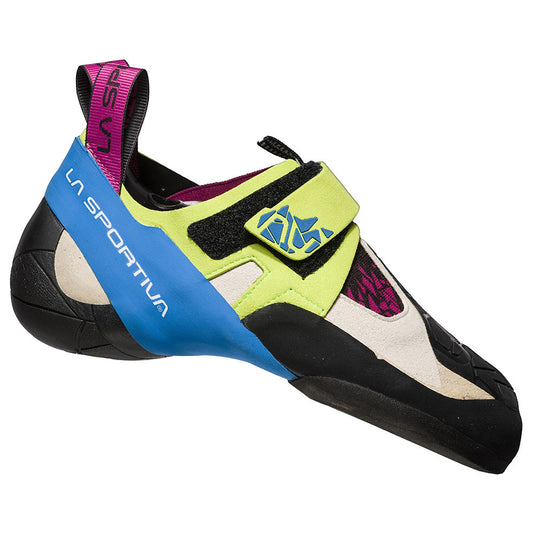 Kletterschuhe La Sportiva Skwama Woman Apfelgrün/Kobaltblau