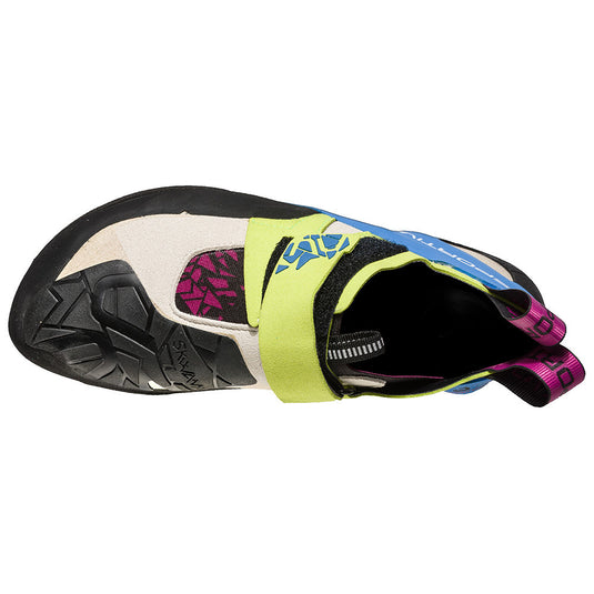 Kletterschuhe La Sportiva Skwama Woman Apfelgrün/Kobaltblau