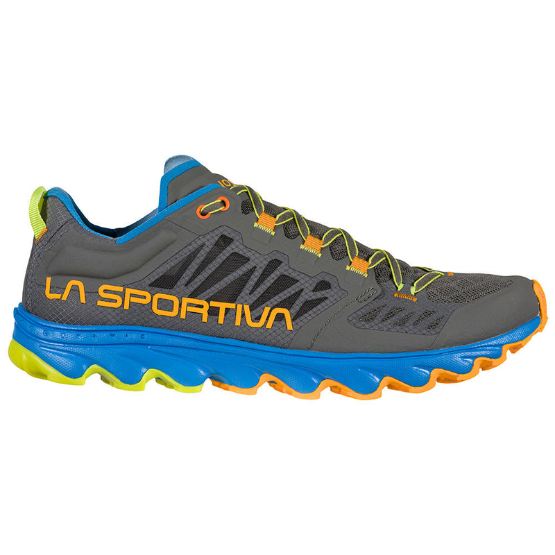 Laden Sie das Bild in Galerie -Viewer, Herren-Trail-Schuhe La Sportiva Helios III Metal/Electric blau
