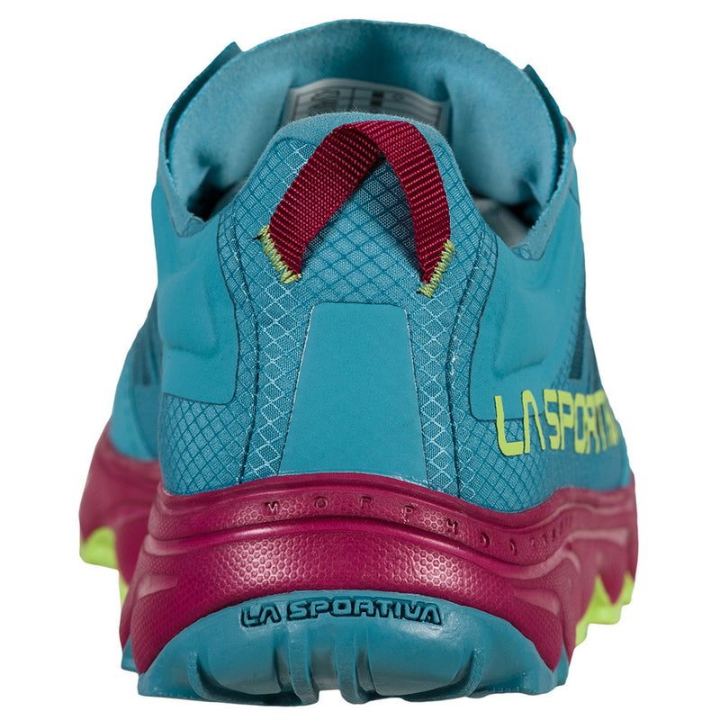 Laden Sie das Bild in Galerie -Viewer, Damen-Trailschuhe La Sportiva Helios III Woman Topaz/Red Plum
