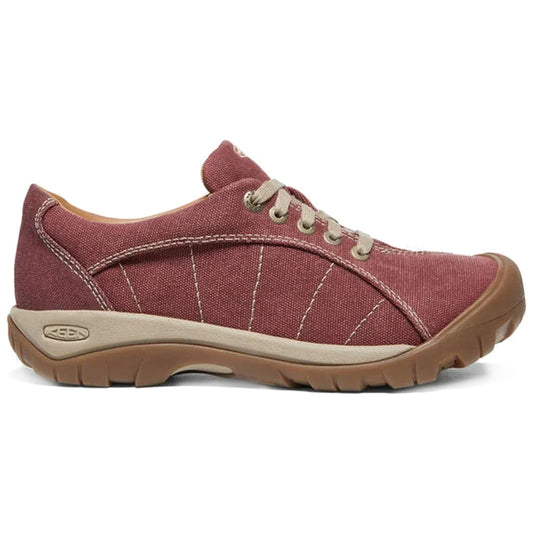 Damenschuhe Keen Presidio Canvas Women rot/plaza taupe