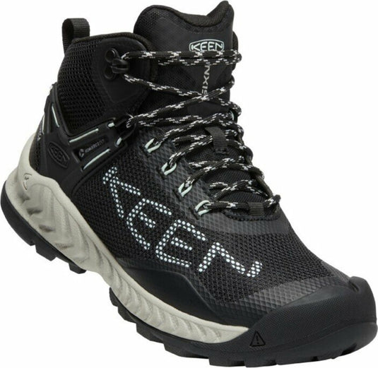 Damenschuhe Keen NXIS EVO MID WP schwarz/blaues Glas