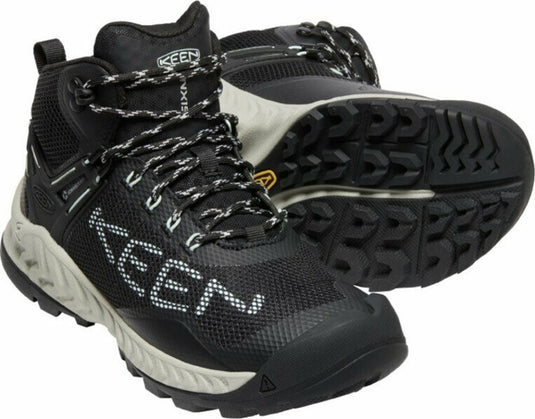 Damenschuhe Keen NXIS EVO MID WP schwarz/blaues Glas