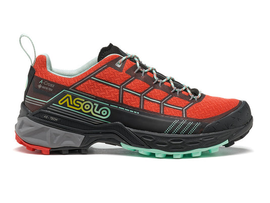 Damenschuhe Asolo Backbone GTX ML Mohnrot/Schwarz/B051