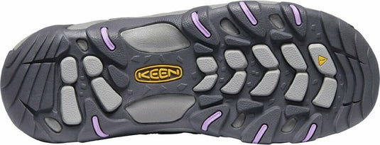 Damenhalbschuhe Keen Koven Mid WP Women stahlgrau/wasabi