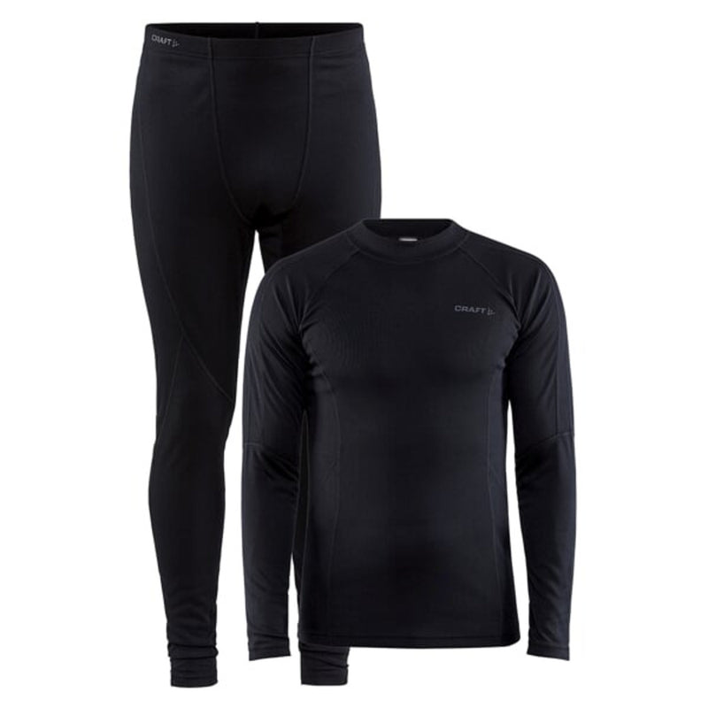 Laden Sie das Bild in Galerie -Viewer, Herren-Set CRAFT CORE Warm Baselayer schwarz
