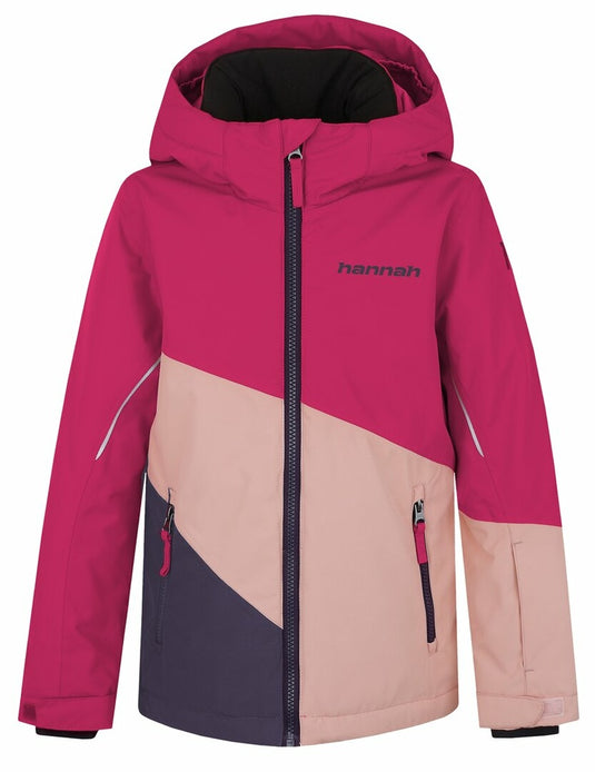 Kinderjacke Hannah Kigali JR leuchtendes Rosa/sanftes Rosa