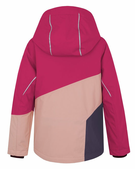 Kinderjacke Hannah Kigali JR leuchtendes Rosa/sanftes Rosa