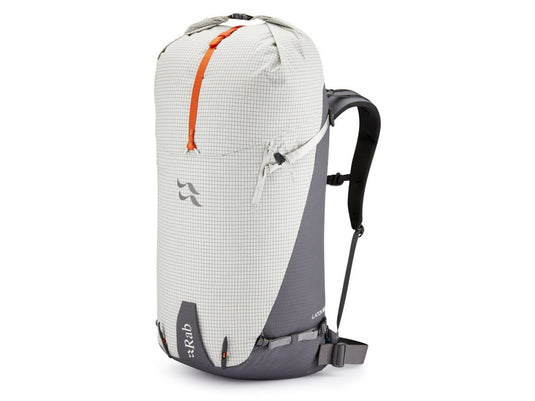 Ultraleichter und extrem robuster Bergsteigerrucksack pro Fels-, Mixed- und Eisklettern. Spectra®-Kosmische Fasern und Metallschnallen verhindern Fehler.