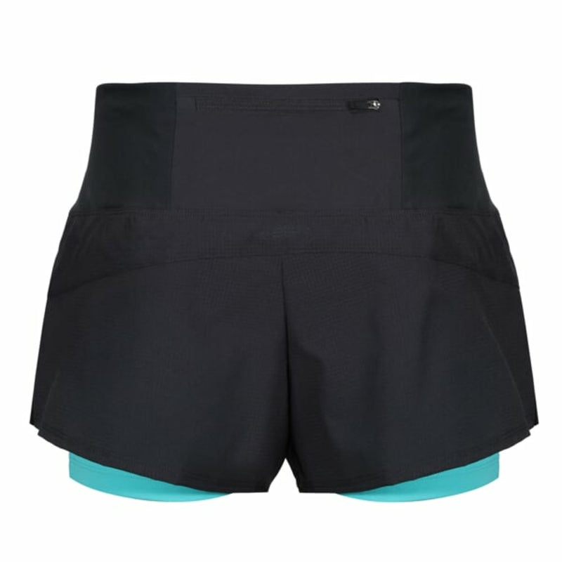 Laden Sie das Bild in Galerie -Viewer, Damenshorts Inov-8 Trailfly Ultra 3&quot; 2in1 Short W schwarz/teal
