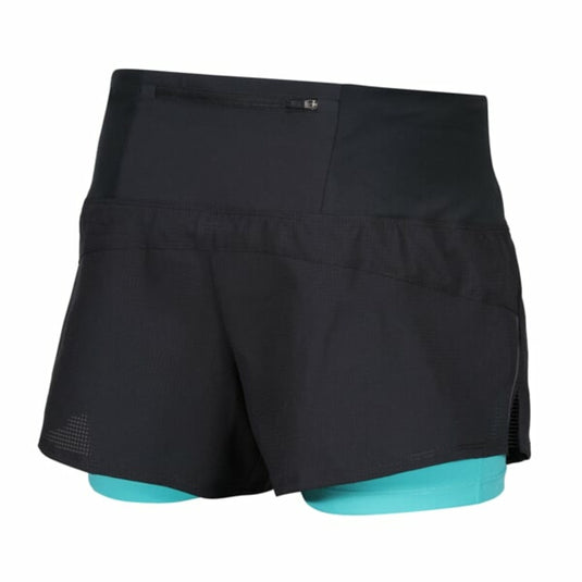 Damenshorts Inov-8 Trailfly Ultra 3" 2in1 Short W schwarz/teal