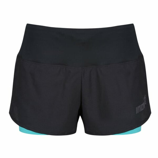 Damenshorts Inov-8 Trailfly Ultra 3" 2in1 Short W schwarz/teal