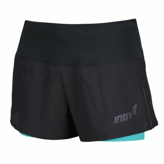 Damenshorts Inov-8 Trailfly Ultra 3" 2in1 Short W schwarz/teal