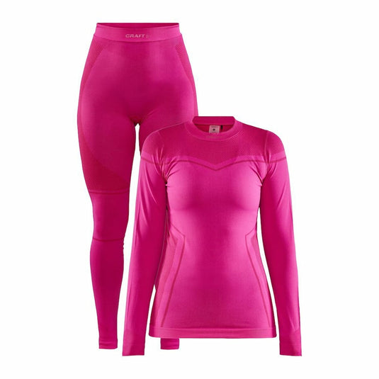 Funktionsset für Damen Craft Core Dry Fuseknit rosa