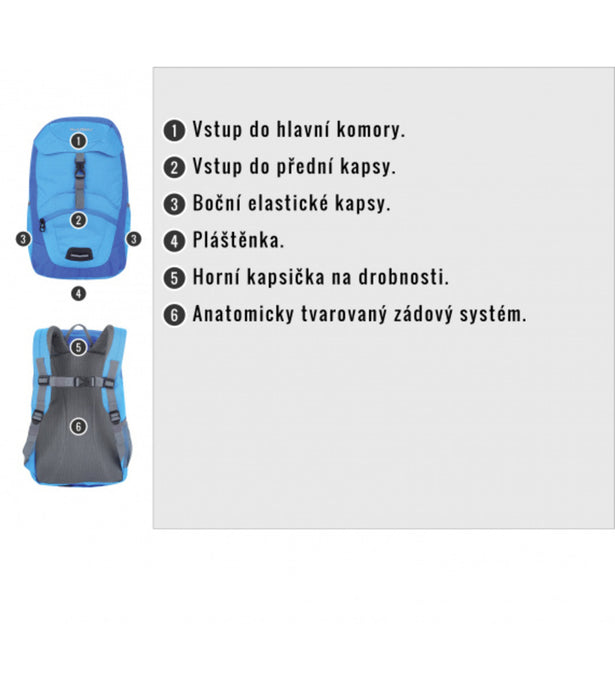 Rucksack HUSKY Junny 15L grün