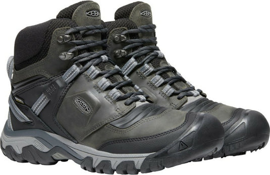 Herrenschuhe KEEN Ridge Flex Mid WP Men magnet/schwarz