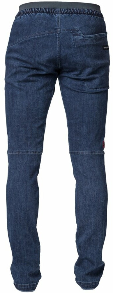 Herren-Kletterjeans Rafiki Torre aus dunkelblauem Denim