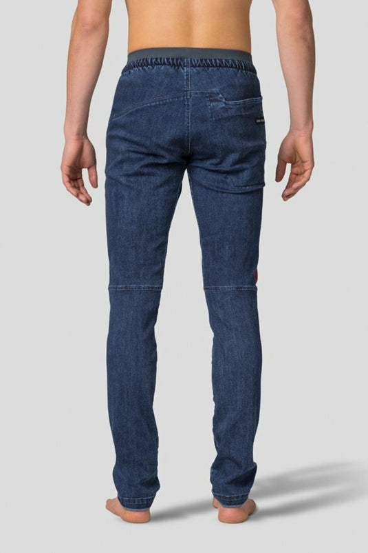 Herren-Kletterjeans Rafiki Torre aus dunkelblauem Denim