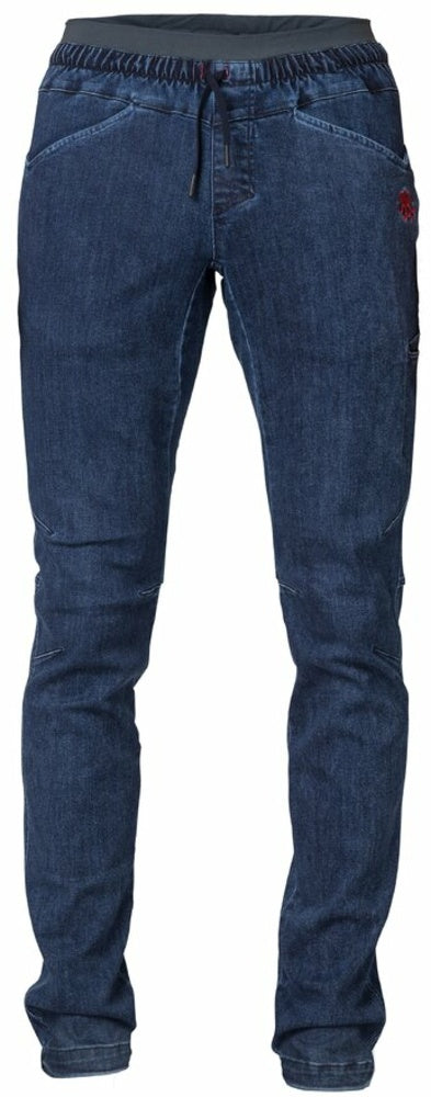 Herren-Kletterjeans Rafiki Torre aus dunkelblauem Denim