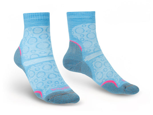 Damensocken Bridgedale Hike UL T2 MP Crew Damen blau/436