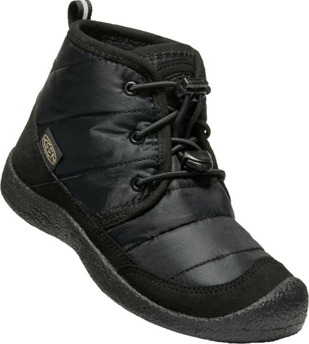 Kinderschuhe KEEN Howser II Chukka WP Youth schwarz/schwarz EU