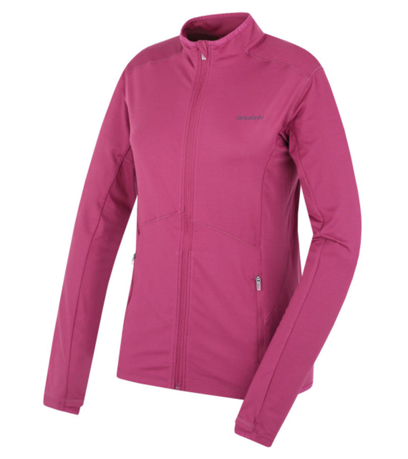 Laden Sie das Bild in Galerie -Viewer, Damen-Sweatshirt Husky Tarp Zip L dk. Magenta
