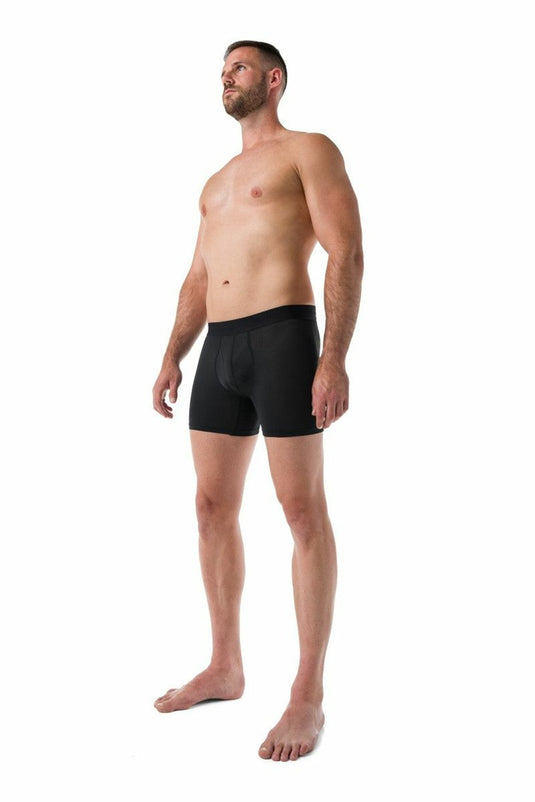 Technische Herren-Boxershorts Kilpi 2er-Pack Nett-U Schwarz/Dunkelgrau