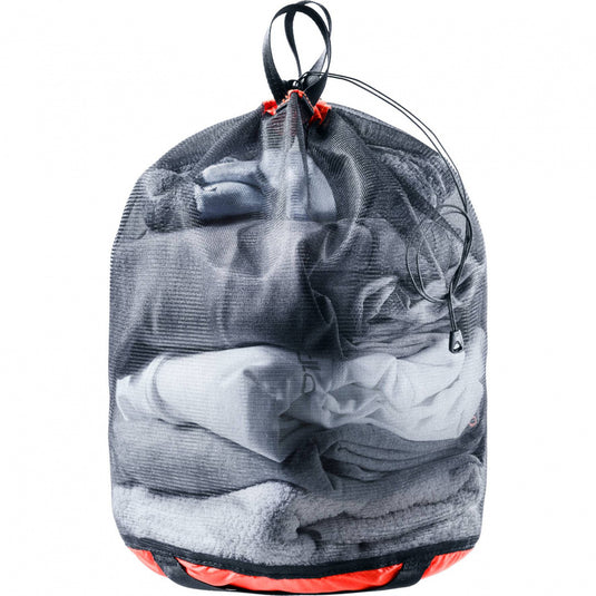 Deuter Mesh Sack 5 papaya-schwarz