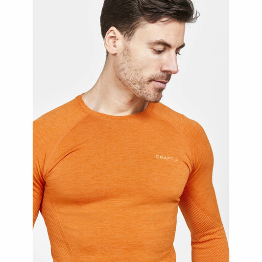 Herren Funktions-T-Shirt Craft Core Dry Active Comfort LS Orange