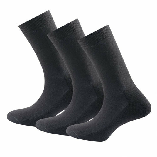 Herrensocken aus mitteldicker Wolle Devold Daily Medium schwarz