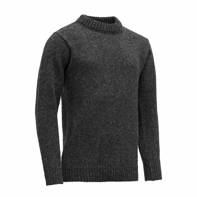 Norweger-Wollpullover Devold Nansen schwarz