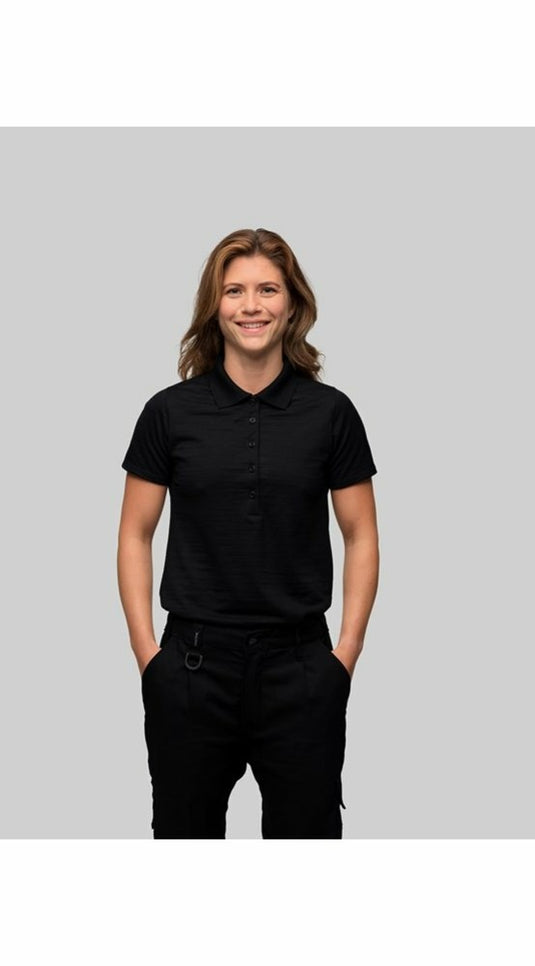 Damen T-Shirt Devold Pique schwarz