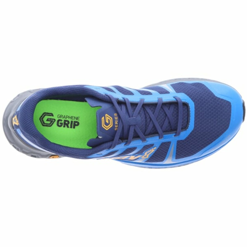 Laden Sie das Bild in Galerie -Viewer, Herrenschuhe Inov-8 Trailfly Ultra G 300 MAX M blau/grau/nektar
