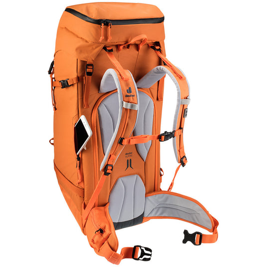 Damen-Winterrucksack Deuter Freescape Pro 38+ SL Mandarine-Safran