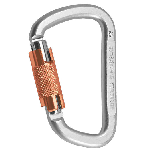 Karabina Rock Empire Carabiner D-KL-2T Silber