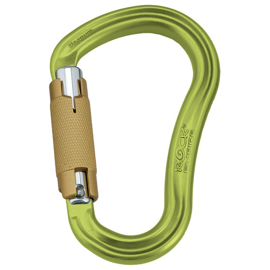 Karabina Rock Empire Carabiner HMS Magnum 2T Hellgrün