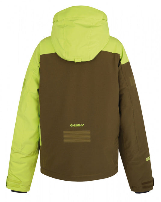 Kinderjacke Husky Gomez K br. grün/dunkel. khaki